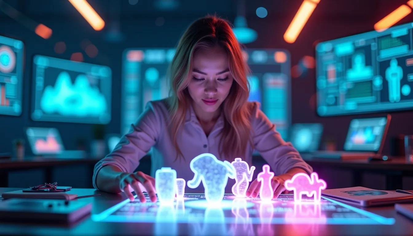 AI-assisted 3D model creation interface visualizing digital objects using Tripo AI.