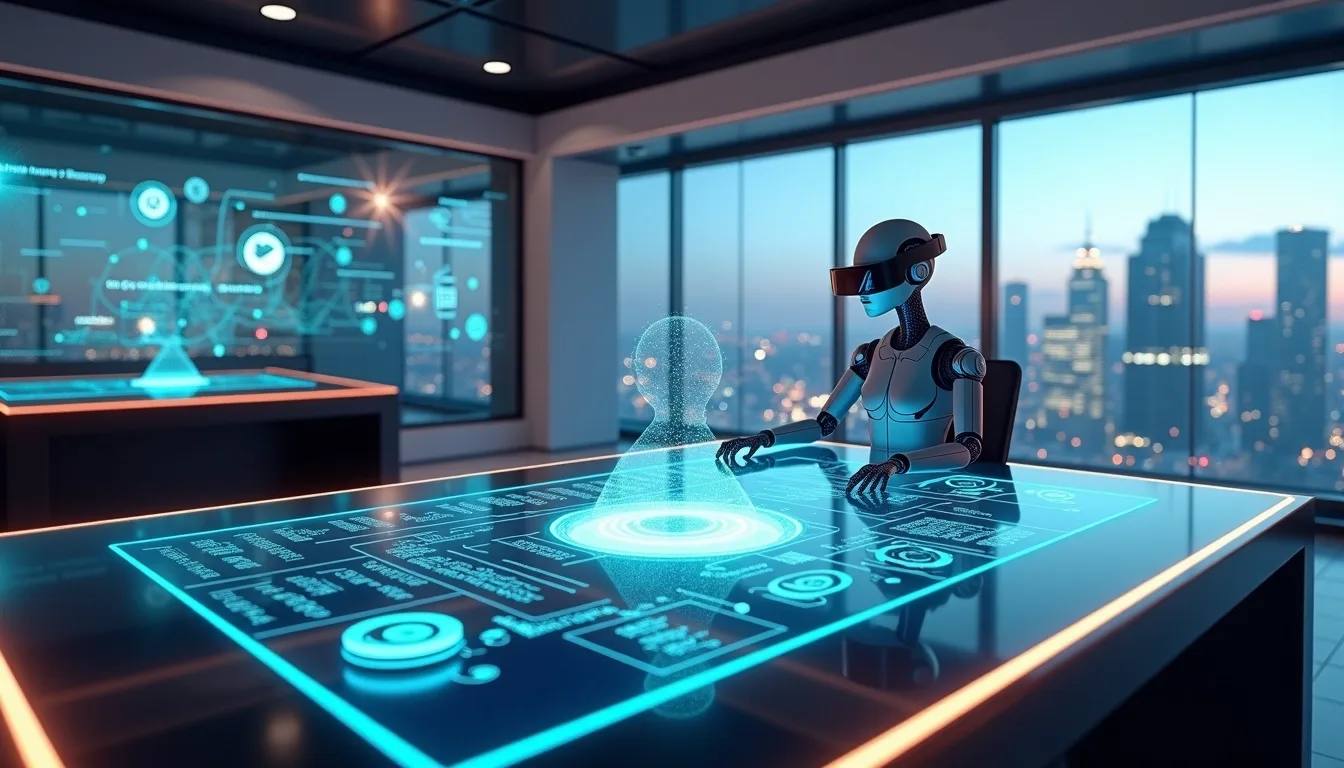 Advanced AI writing tools in 2025 integrating multilingual support and immersive content creation for future storytelling.