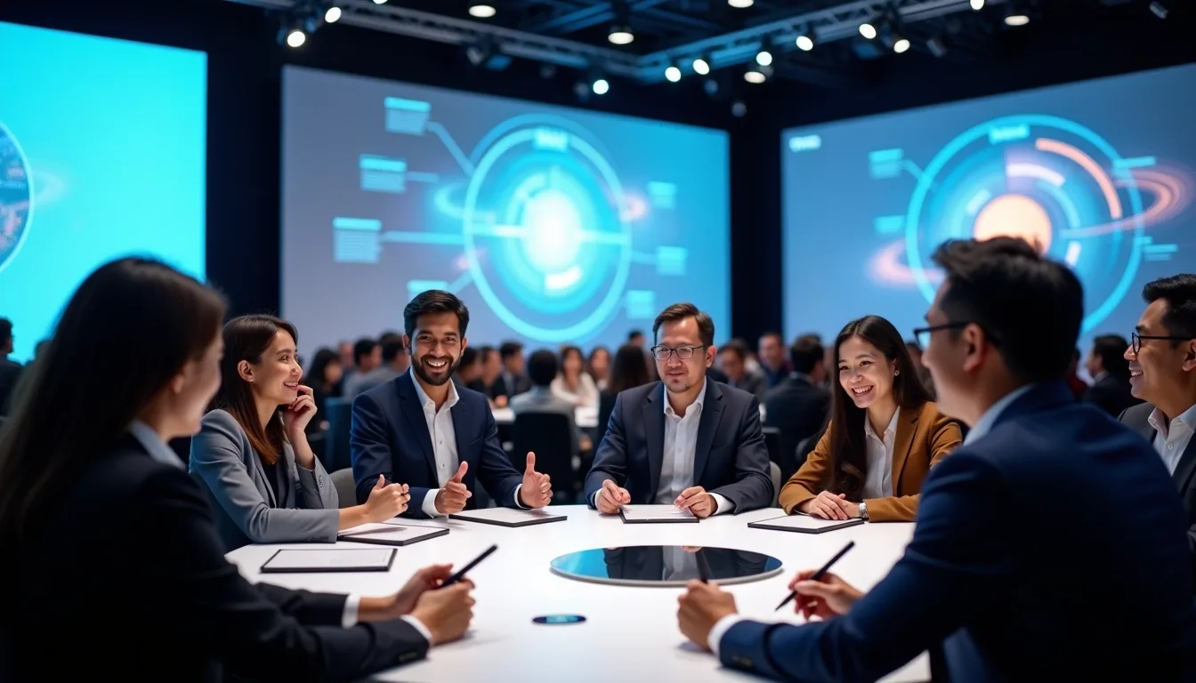 Experts and industry leaders discussing human-centric AI innovations at Samsung AI Forum 2025.