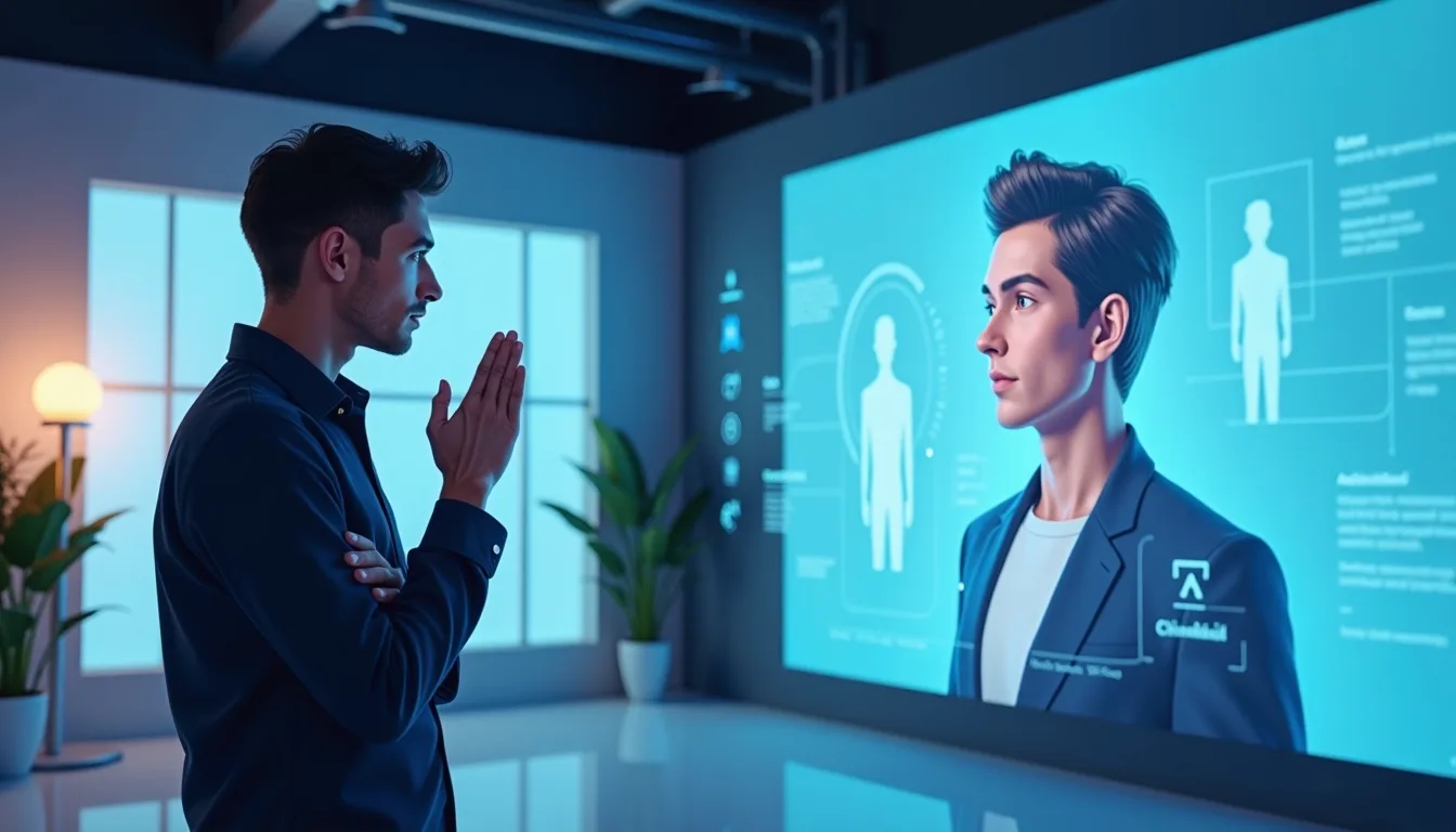 Realistic digital avatars expressing genuine emotions and teamwork in videos created with advanced AI video generators technology.