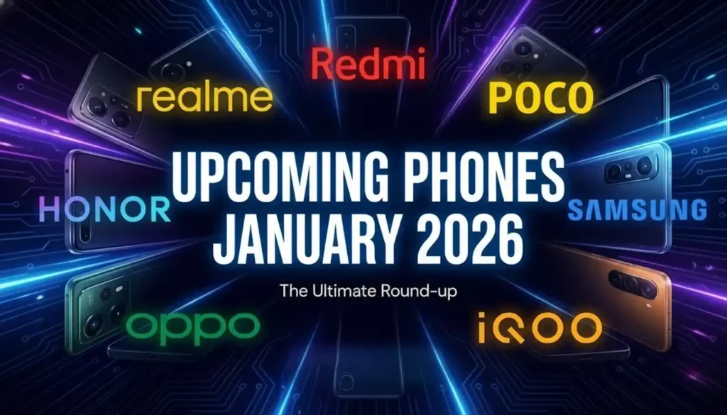 new smartphone launches Jan 2026 India