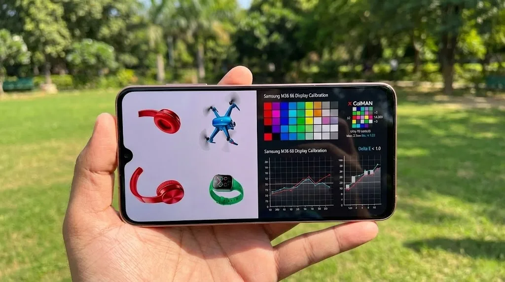 Super AMOLED brilliance of Samsung Galaxy M36 5G in best 5G phone under 20k in India.