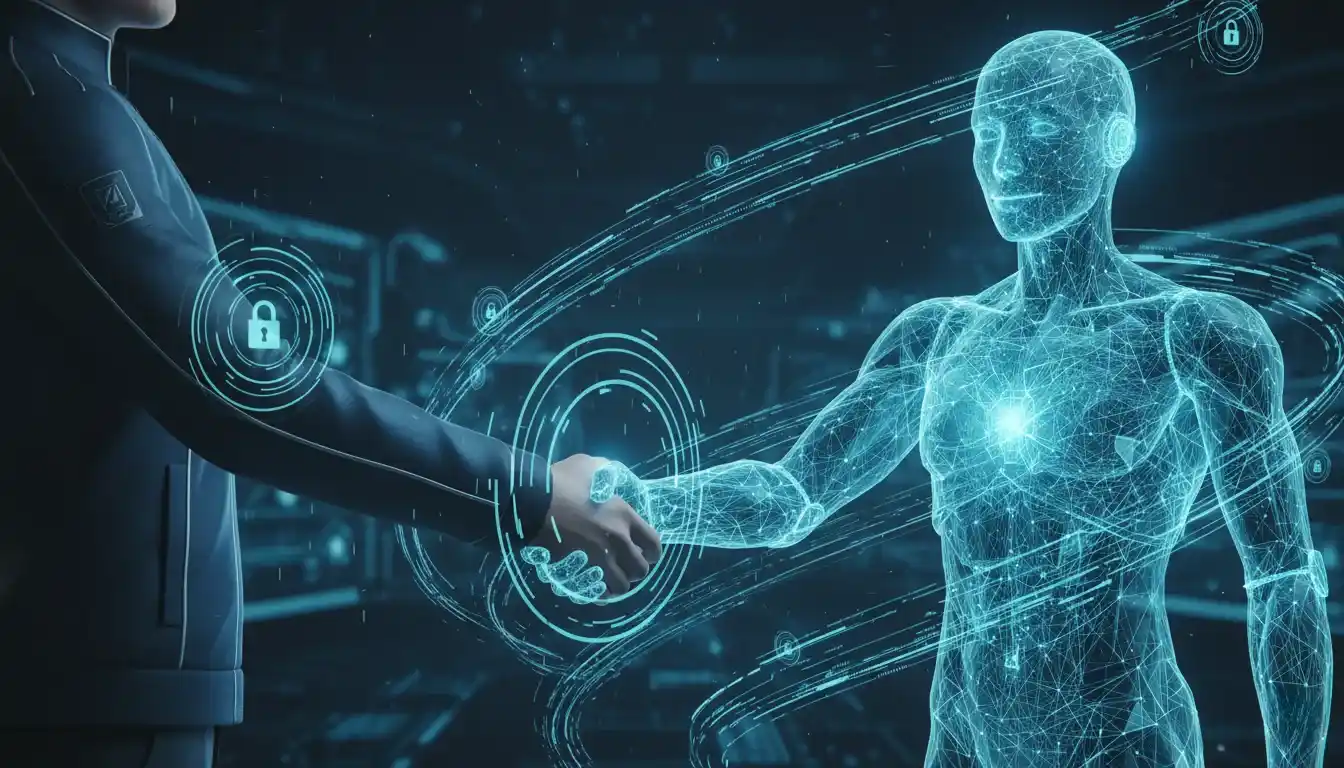 human and AI working together safely and ethically in 2026.