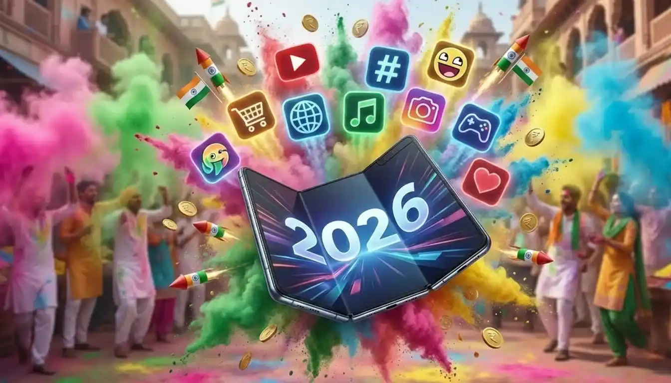 9 foldable smartphone trends 2026 dominating India: tri-folds, 120W, Hinglish AI decoded.