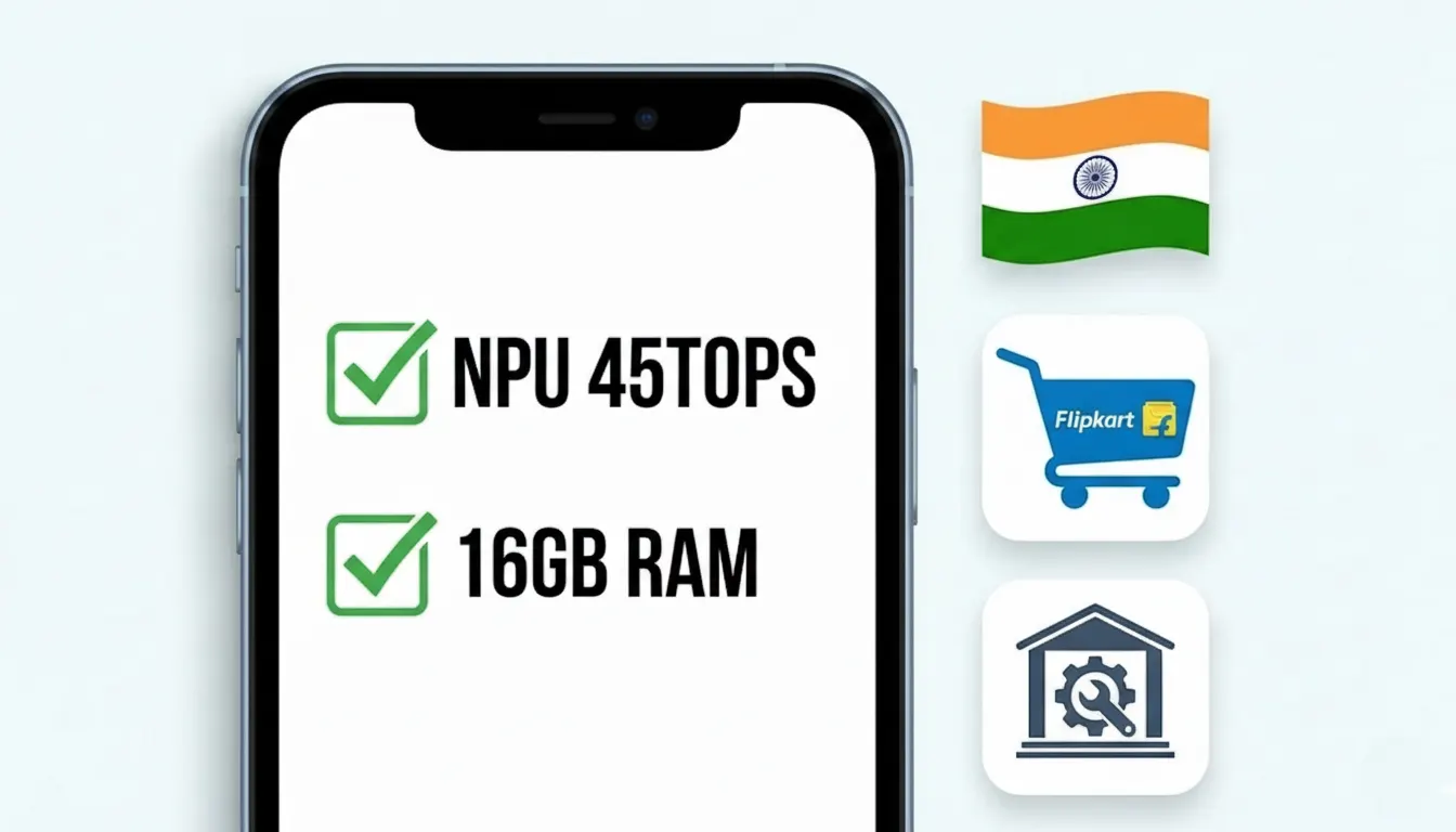 Complete buying checklist for best AI native smartphones 2026 India emphasizing chipset, software support, UPI integration, and service network.