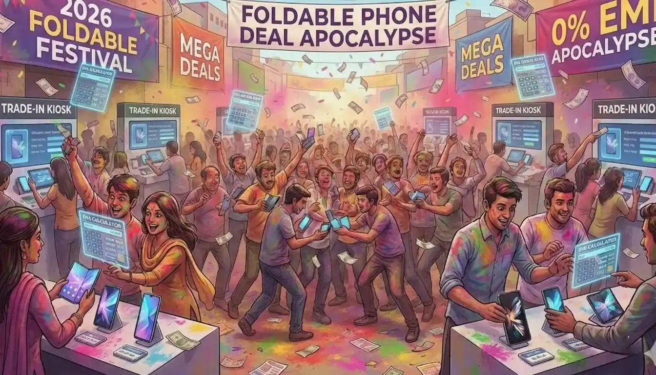Foldable phones 2026 India launch deals decoded: exact trade-ins, EMI, freebies by platform.